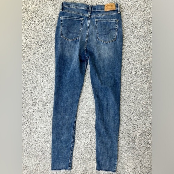 Levi's Jeans Girls 16 High Rise Super Skinny Distressed Holes Adjustable Waist - Picture 6 of 6